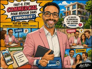 un agent commercial en immobilier
